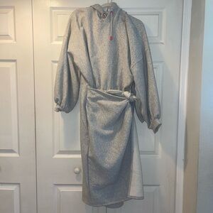 Zerina Akers Hoodie Wrap Dress size large